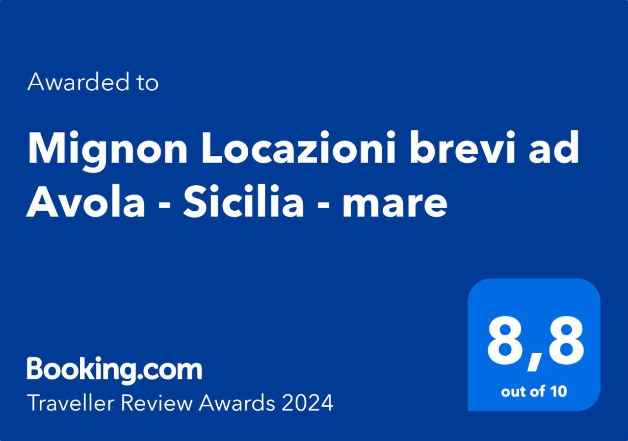 Apartament Mignon Locazioni Brevi Ad Avola - Sicilia - Mare Zewnętrze zdjęcie