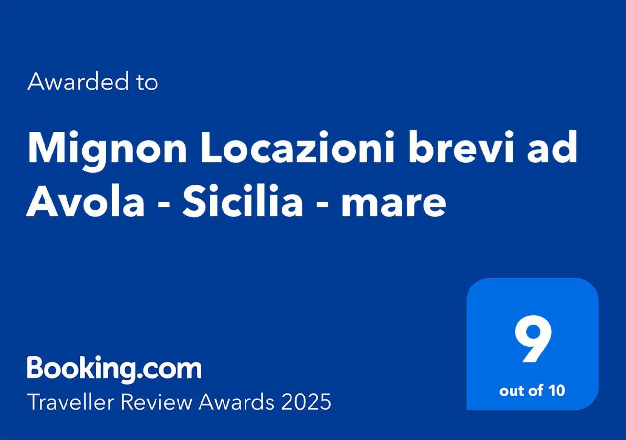 Apartament Mignon Locazioni Brevi Ad Avola - Sicilia - Mare Zewnętrze zdjęcie